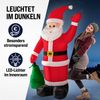 Monzana Weihnachtsmann mit Beleuchtung aufblasbar Bild 2