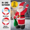Monzana Weihnachtsmann mit Beleuchtung aufblasbar Bild 4