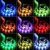 Lapalife LED Stripe RGB LED Leiste dimmbar mit Fernbedienung, schneidbar, 0.5-5M, Batteriebetrieben kabellos, für Schlafzimmer Schreibtisch Bild 3