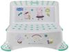 Keeeper Peppa Tritthocker Schemel zweistufig mit anit-rutsch-funktion Soft Grey Bild 3