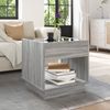 vidaXL Couchtisch mit Infinity-LED Grau Sonoma 50x50x50 cm 847656 Bild 4