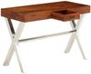 Schreibtisch, Akazienholz Massiv/Palisander-Finish, 110 x 50 x 76 cm Bild 4