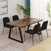 Albatros Esszimmerstühle 4er Set ENNA, schwarz - stapelbar, bequemer Polsterstuhl - Eleganter Küchenstuhl, Stuhl Esszimmer oder Esstisch Stuhl, Konferenzstuhl , Stückzahl:4, Farbe:Schwarz Bild 3