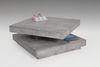 Couchtisch Beistelltisch Wohnzimmertisch - Bento- 78x78 cm Beton Optik Bild 2