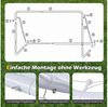 COSTWAY Fußballtor, Garten Fussballtore mit hochfestem Netz & Metallrahmen Bild 4