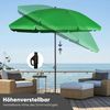 Sekey Sonnenschirm Ø 160 cm Balkonschirm Rund Strandschirm Sonnenschirm mit Schutzhülle, LxB: 160,00x160,00 cm, Neigungswinkel verstellbar, Höhe verstellbar, mit Tragetasche Bild 4