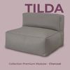 osoltus Premium Modular Lounge Sitzelement Axroma Olefin Charcoal Grau Tilda Bild 2