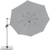Doppler Sonnenschirm / Ampelschirm "Active Pendelschirm 370", hellgrau, Ø 370 cm Bild 4