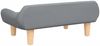 vidaXL Hundebett, Stoff, Hellgrau, 24 x 70 x 40 cm Bild 3