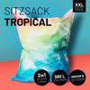 Lumaland 'Luxury' XXL-Sitzsack, Indoor & Outdoor, Tropical, Polyester, 380 l Bild 2