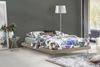 Dmora Doppelbett Arbatrax, Festbett aus Stoff mit Füßen, 100 % Made in Italy, geeignet für Matratze 160 x 190 cm, Beige Bild 2