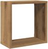 vidaXL Würfel-Wandregale, 2 Stk., Holzwerkstoff artisan-eiche, 30 x 15 x 30 cm Bild 4