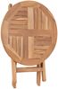 vidaXL Gartentisch Klappbar 45 cm Massivholz Teak 48976 Bild 4