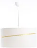 BPS Koncept 01A-062-30 Hängeleuchte SWING Velourss auf PVC-Basis weiß, gold 1xE27 60W H:102 Ø30cm dimmbar Bild 5