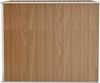 vidaXL Anbauschuppen Braun 118x194x178 cm Verzinkter Stahl 316224 Bild 4