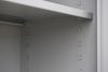 Stahl-Aktenschrank Metallschrank abschließbar Büroschrank Stahlschrank Weiß 1800 x 800 x 383 mm 530337 Bild 2