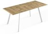 B&D home Esstisch Ausziehtisch MARA, Metallgestell oder Holzgestell, ausziehbar 120-160cm, 4-6 Personen Bild 4