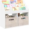 vidaXL Kinderregal mit Speicher Weiß 72,5 x 29,5 x 69 cm Holzwerkstoff 892379 Bild 3
