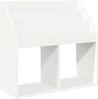 vidaXL Kinderregal mit Speicher Weiß 72,5 x 29,5 x 69 cm Holzwerkstoff 892379 Bild 2