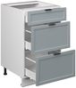 Küchenunterschrank Fame-Line Hellblau-grau 50 cm , AP Goldkraft Vicco Bild 5