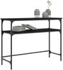 vidaXL Konsolentisch Schwarz 100x35,5x75 cm Holzwerkstoff 834045 Bild 3
