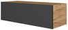 Planetmöbel TV Board 100 cm Gold Eiche/Anthrazit, TV Schrank mit 1 Klappe als Stauraum, Lowboard hängend oder stehend, Sideboard Wohnzimmer Bild 4