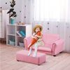 HOMCOM Sofa Kindersofa mit Hocker Bild 1