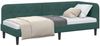 vidaXL Eckbettgestell Dunkelgrün 80 x 200 cm Samt 42016588 Bild 3