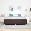 vidaXL Bettrahmen mit Matratze Dunkelbraun 180 x 200 cm Stoff 3398958 Bild 3