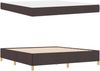 vidaXL Bettrahmen mit Matratze Dunkelbraun 180 x 200 cm Stoff 3398958 Bild 5
