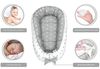 Totsy Baby Kuschelnest Babynest Babynestchen Neugeborene 90 x 50 cm - Baby Nestchen Bild 3