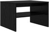 vidaXL Couchtisch, Holz Eichen-Optik Schwarz, 60 x 50 x 40 cm Bild 2