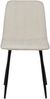 Stuhl LENZ Stoff - 88x45x53cm, creme, Metall Gestell Stühle Esszimmerstühle Stuhl Esszimmer Esstisch Stühle Küchenstuhl Bild 2