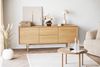 Sideboard Nilla / Darwin, Echtholz, Holzwerkstoff, Holzfarben, 180 x 75 x 45 cm Bild 4