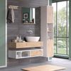 Badezimmerspiegel Henri Weiß 50 x 51.6 cm mit Regal Vicco Bild 4
