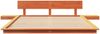 vidaXL Bettgestell Braun 150 x 200 cm Holz 872397 Bild 5
