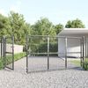 vidaXL Maschen-Gartentor Anthrazit 350x125 cm Verzinkter Stahl 154543 Bild 3