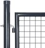 vidaXL Maschen-Gartentor Anthrazit 350x125 cm Verzinkter Stahl 154543 Bild 5