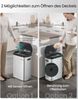SONGMICS Mülleimer mit Sensor, automatischer Abfalleimer 50 L, Öffnen per Handbewegung oder Berühren, Softclose-Deckel, Edelstahl, inkl. 15 Müllbeutel, metallicsilber-tintenschwarz Bild 3