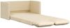 vidaXL Bodensofa mit Schlaffunktion Creme 112x174x55 cm Stoff 353970 Bild 2