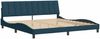 Doppelbett, Bettgestell Modernen ohne Matratze Blau 200x200 cm Samt d1856e Bild 3