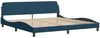 Doppelbett, Bettgestell Modernen ohne Matratze Blau 200x200 cm Samt d1856e Bild 4