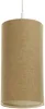 BPS Koncept 0T0-014-15w30 Hängeleuchte BOHO ELEGANT E27 1x40W Stoff strukturiert auf PVC-Kunststoff braun H:102cm Ø15cm dimmbar Bild 1