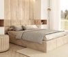 FDM Polsterbett Bettrahmen Bettgestell 90x200, 120x200, 140x200, 160x200, 180x200cm (MADE IN EU - mit hochwertigem Velours Bezug Trinity, Bettrahmen, Bett, Optional mit Matratze bestellbar, mit gepolsterten Wandpaneelen als stilvolle Kopfteil-Alternati... Bild 2