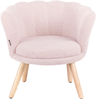 Kindersessel HALBY Bouclé Pastellrosa Bild 5