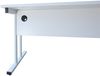 Bürotisch, lichtgrau, 73 x 160 x 80 cm Bild 2
