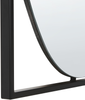 Wandspiegel NIBELLE 40 cm 60 cm Metall Schwarz Bild 5