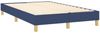 Boxspringbett mit Matratze & LED Stoff Blau 120x200 cm, Härtegrad: H2 [3133867] Bild 5