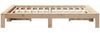 vidaXL Massivholzbett ohne Matratze 135x190 cm Kiefernholz 3308747 Bild 5