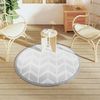 vidaXL Outdoor-Teppich ARAKIL Grau Ø120 cm PP 368522 Bild 3
